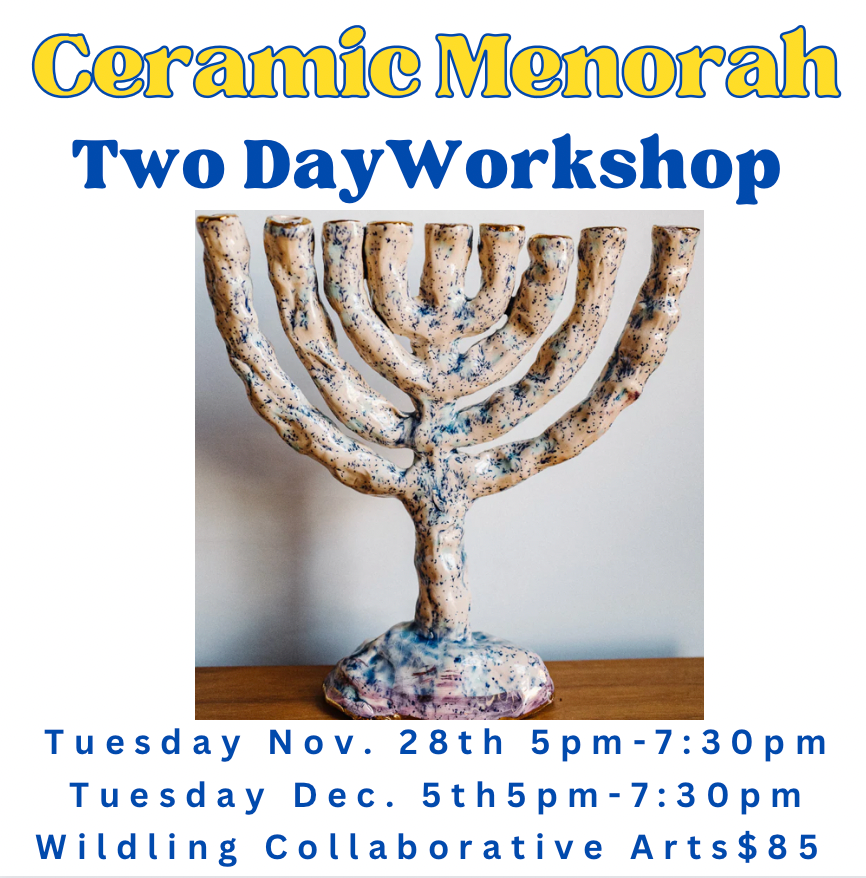Ceramic Menorah 2 Day Workshop