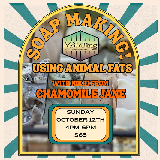 Intro to Soap Making with Animal Fats