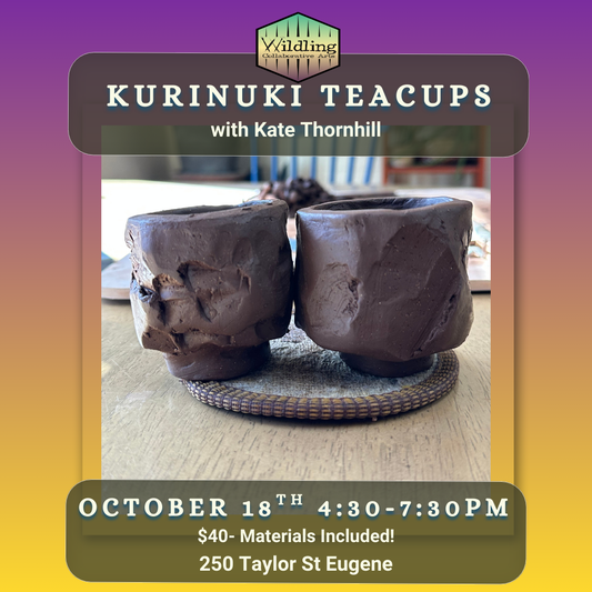 Kurinuki Tea cups with Kate Thornhill
