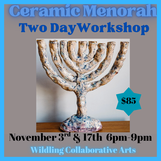 Ceramic Menorah 2 Day Workshop