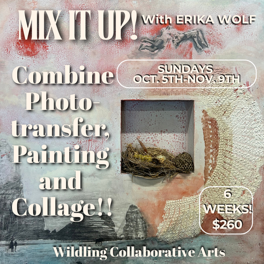 Mix it up! Photo-transfer, Painting and Collage