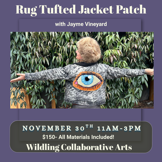 Rug Tufted Jacket Patch