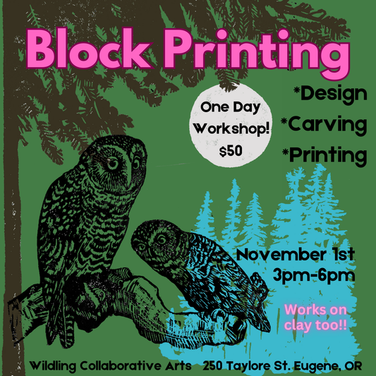 Block Printing Class - November