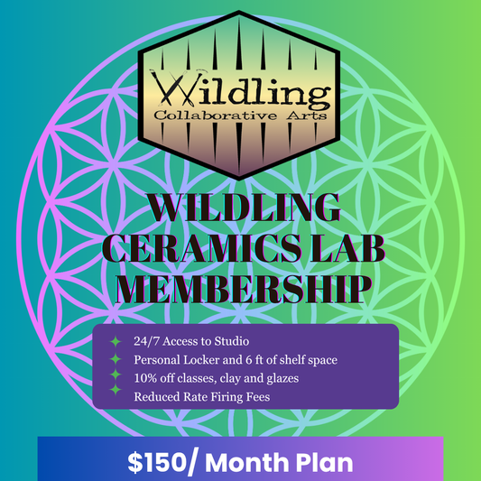 Ceramic Studio Membership $150