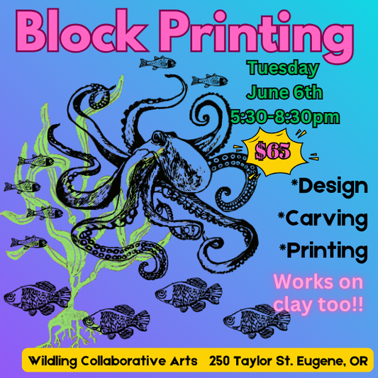 Block Printing- NAPKIN SET-June