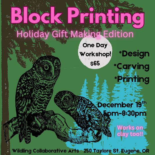Block Printing- Holiday Gift Making