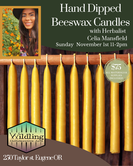 Hand Dipped Beeswax Candles with Herbalist Celia Mansfield