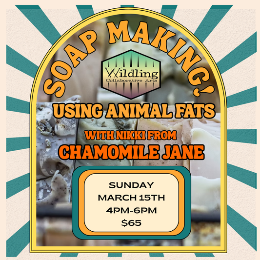 Intro to Soap Making with Animal Fats - March