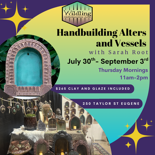 Handbuilding with Sarah Root: Thursday Morning August