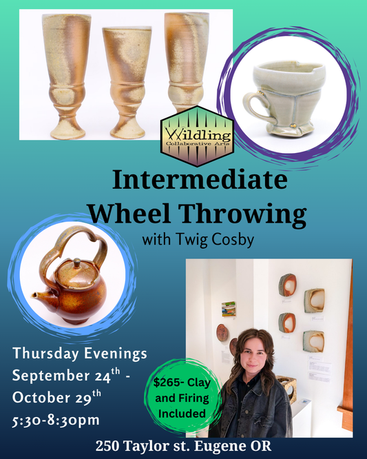 Intermediate Wheel: Ceramic Fundamentals With Twig Cosby September 2026