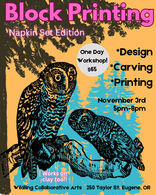 Block Printing- NAPKIN SET-NOV
