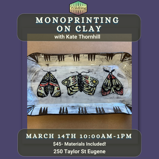 Monoprinting on Clay Workshop with Kate Thornhill