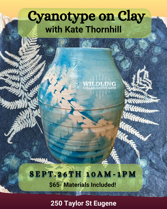 Cyanotypes on Clay -SEP
