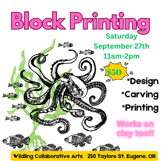 Block Printing Class - September