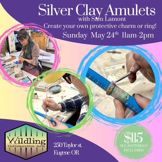 Silver Clay Amulets