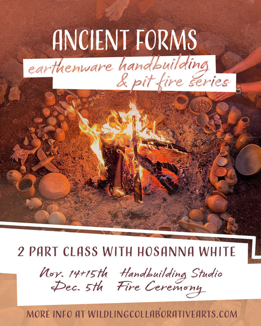 Ancient Forms: Earthenware Handbuilding and Pit Firing Series Winter 2026