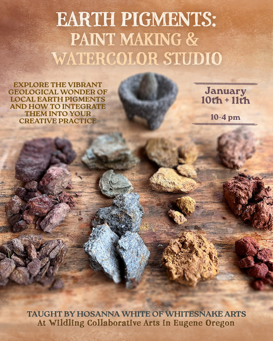 Earth Pigments: Paint Making &amp; Watercolor Studio