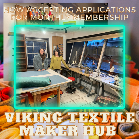 Industrial Sewing Makerspace Membership $80